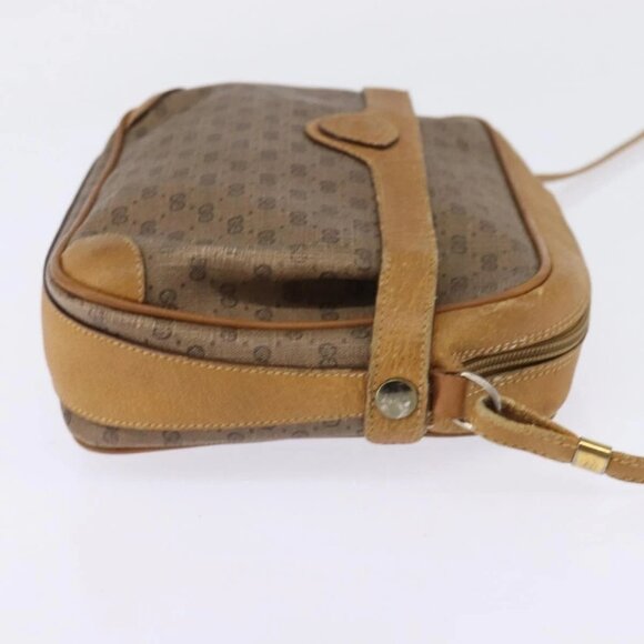 GUCCI Micro GG Supreme Shoulder Bag PVC Beige Gold Auth BA5707 - Picture 4 of 16